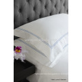 Luxury 5 star hotel embroidery design soft cotton pillowcase